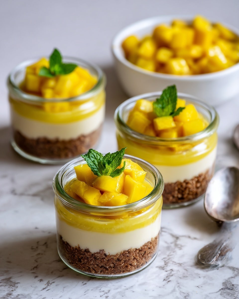 Mango Mousse with Chili Lime Crumble Recipe