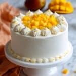 Mango Cake with Cream Cheese Frosting and Mango Filling Recipe