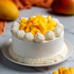 Mango Cake with Cream Cheese Frosting and Mango Filling Recipe