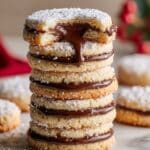 Nutella Shortbread Sandwich Cookies Recipe
