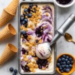 Blueberry Cheesecake Ice Cream Recipe