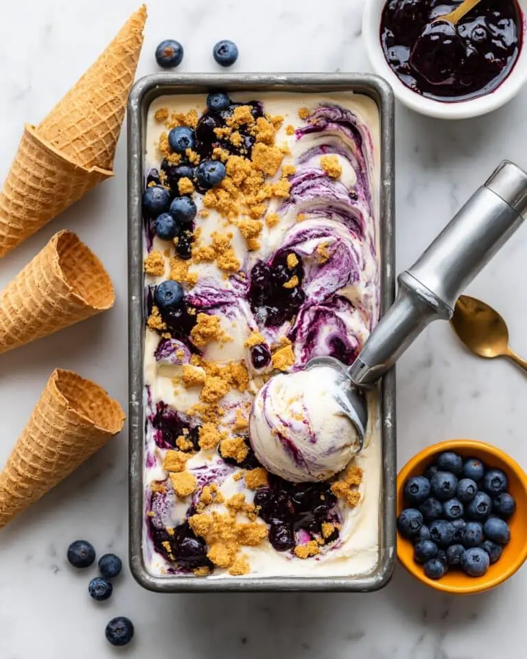 Blueberry Cheesecake Ice Cream Recipe