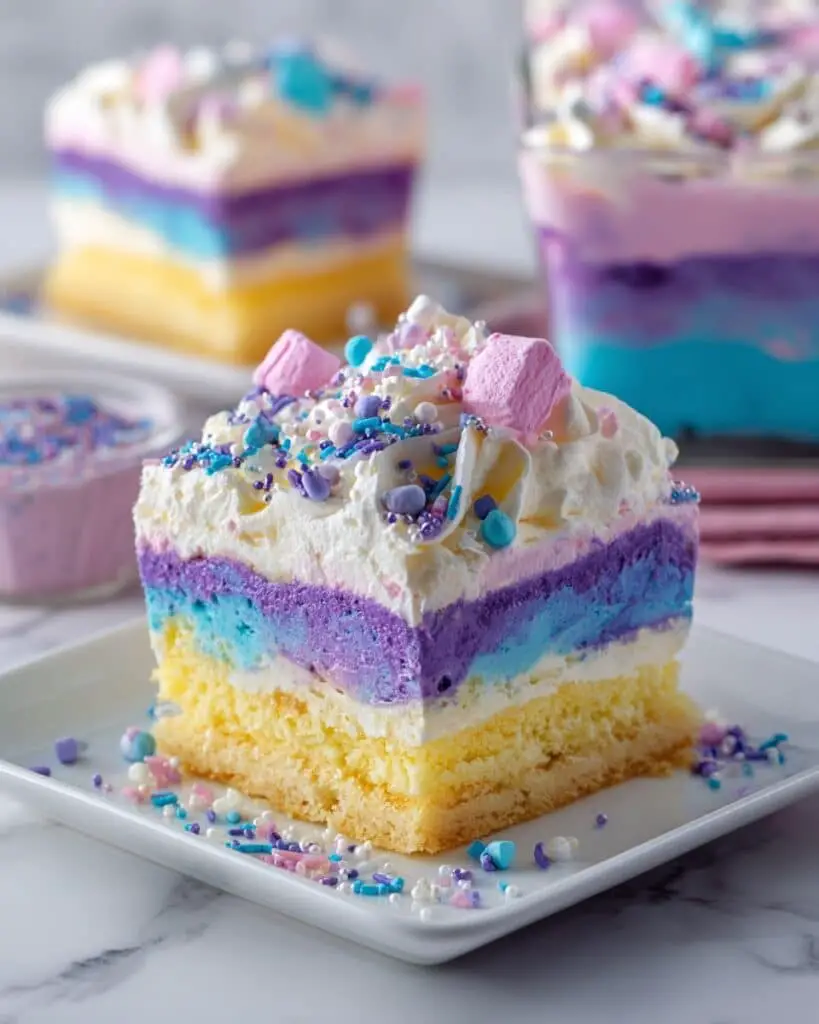 Cotton Candy Ice Cream Cake Recipe
