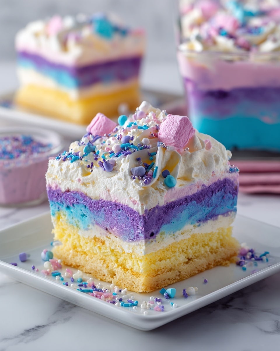 Cotton Candy Ice Cream Cake Recipe