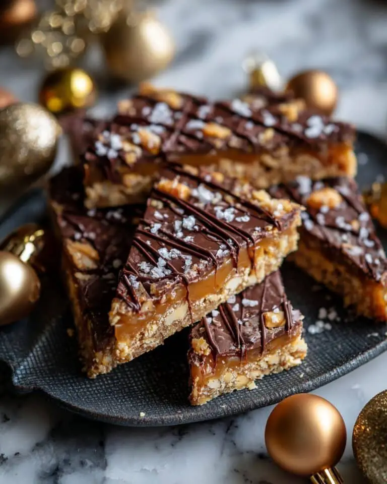 Gooey Salted Brown Sugar Pecan Cookie Bars Recipe