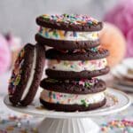 Homemade Chocolate and Marshmallow Sandwich Cookies Recipe