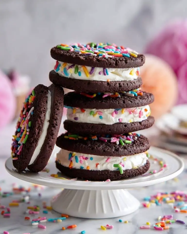 Homemade Chocolate and Marshmallow Sandwich Cookies Recipe