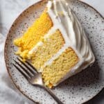 Orange Almond Polenta Cake with Orange Liqueur Glaze Recipe