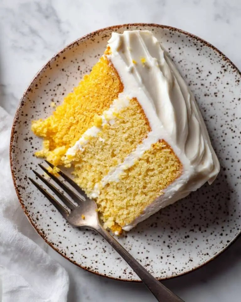 Orange Almond Polenta Cake with Orange Liqueur Glaze Recipe