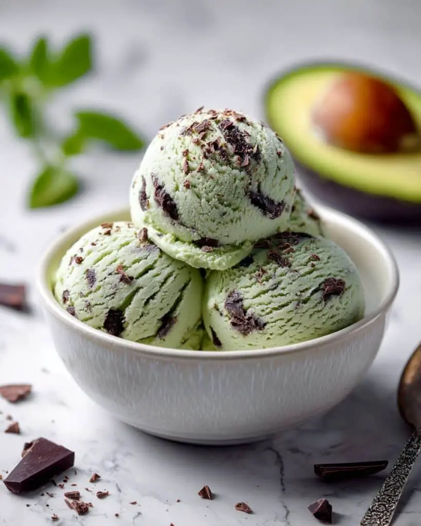 Creamy Avocado Chocolate Ice Cream Recipe