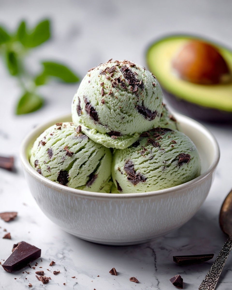 Creamy Avocado Chocolate Ice Cream Recipe