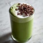 Healthy Shamrock Shake {Avocado Mint Smoothie} Recipe