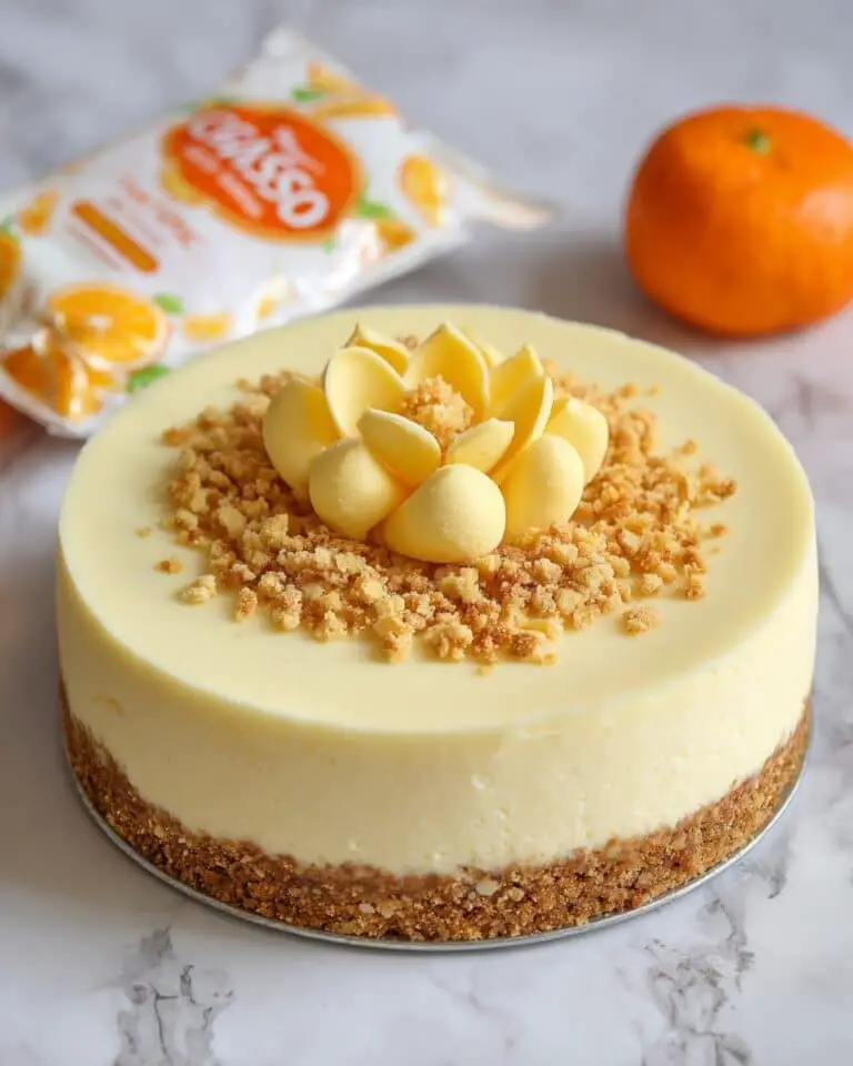 White Chocolate Orange No-Bake Cheesecake Recipe
