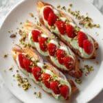 No-Bake Strawberry Pistachio Ladyfingers Dessert Recipe