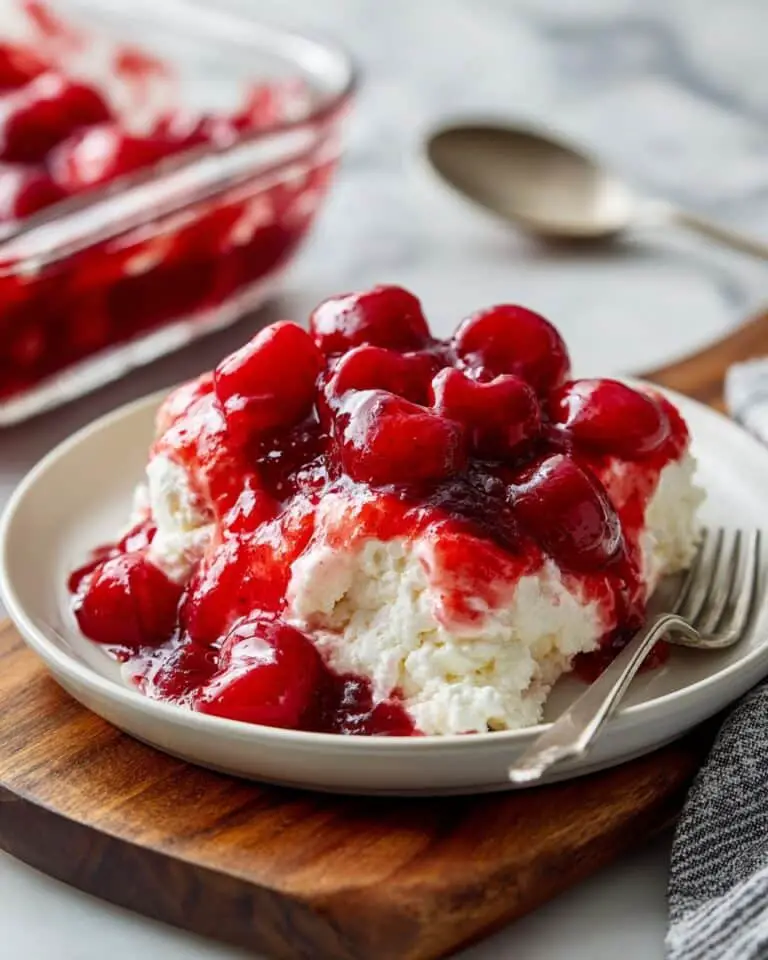 Vintage Cherries in the Snow Dessert Recipe