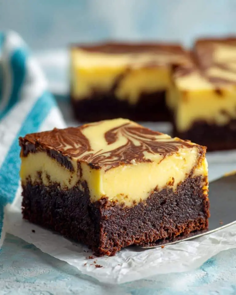 Cream Cheese Brownies with Box Mix Recipe