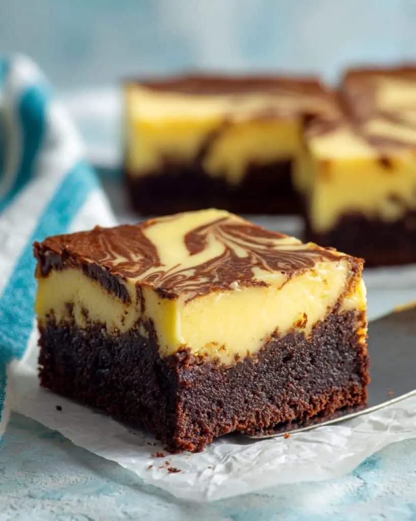Cream Cheese Brownies with Box Mix Recipe