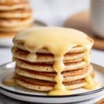 Cinnamon Pancakes with Cream Cheese Glaze Recipe