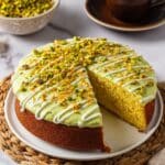 Pistachio Ricotta Cake with White Chocolate and Orange Zest Recipe