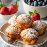 Coffee Cake Muffins with Cinnamon Swirl and Vanilla Glaze Recipe