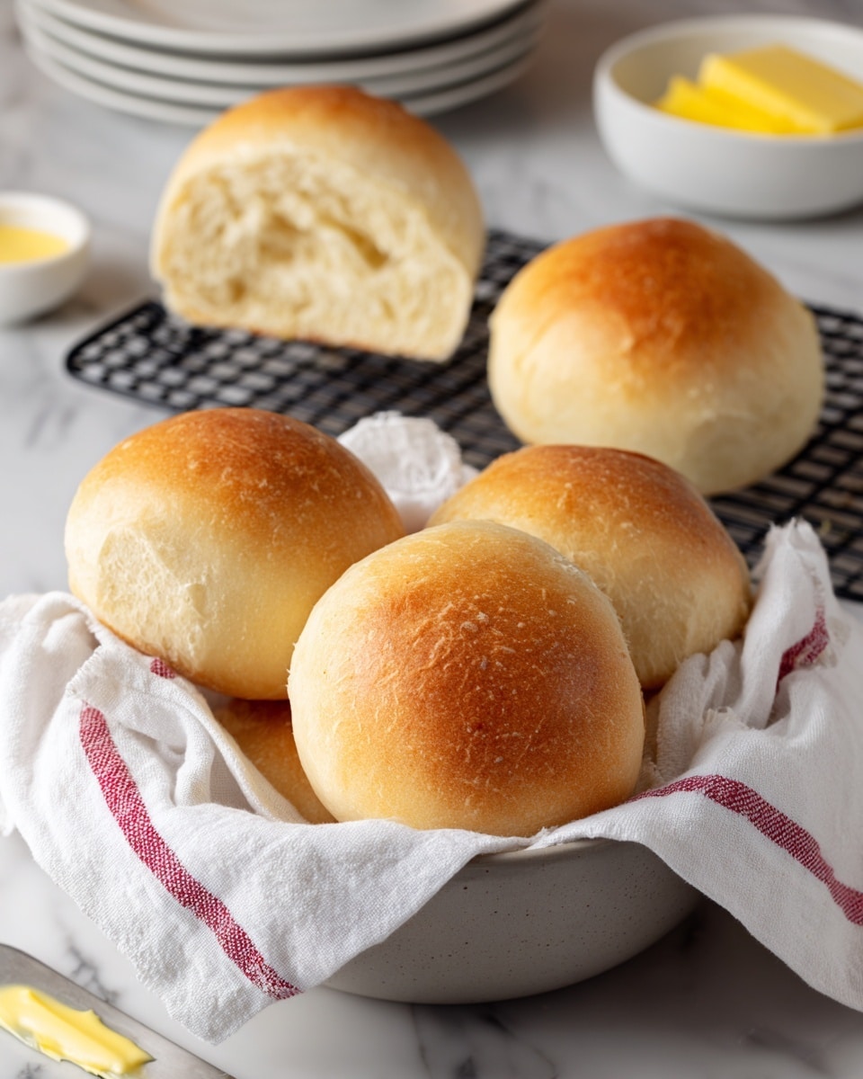 Crusty Homemade Rolls Recipe