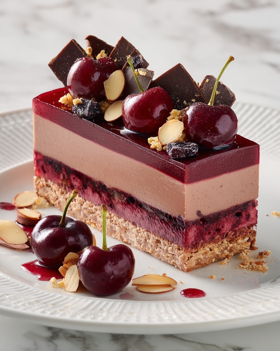 Cherry Chocolate Frozen Parfait Recipe