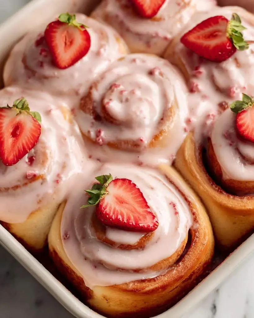 Strawberry Cinnamon Rolls Recipe