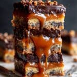 Mocha Caramel Crunch Chocolate Chip Cookie Bars Recipe