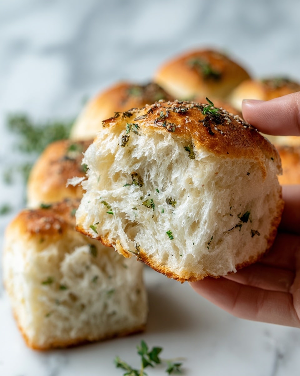 Garlic Herb Dinner Rolls Recipe