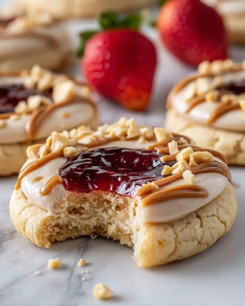 Peanut Butter and Jelly Cookies Recipe