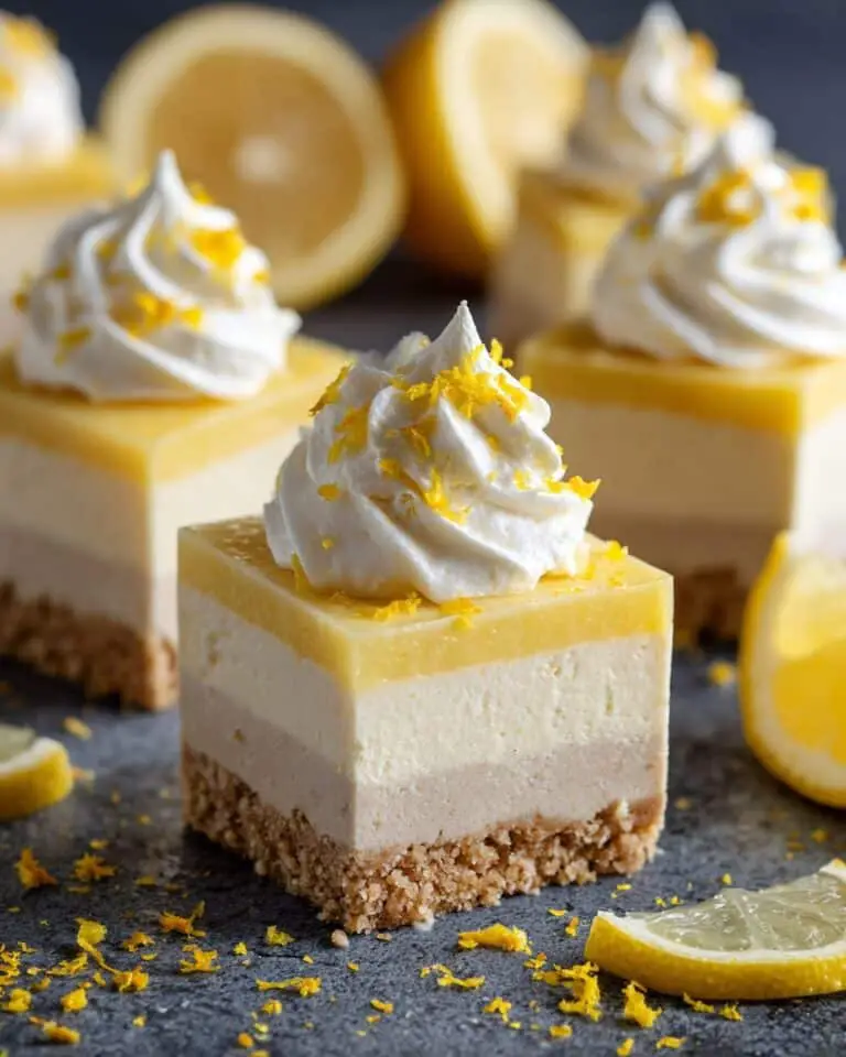 Lemon Cheesecake Bars Recipe