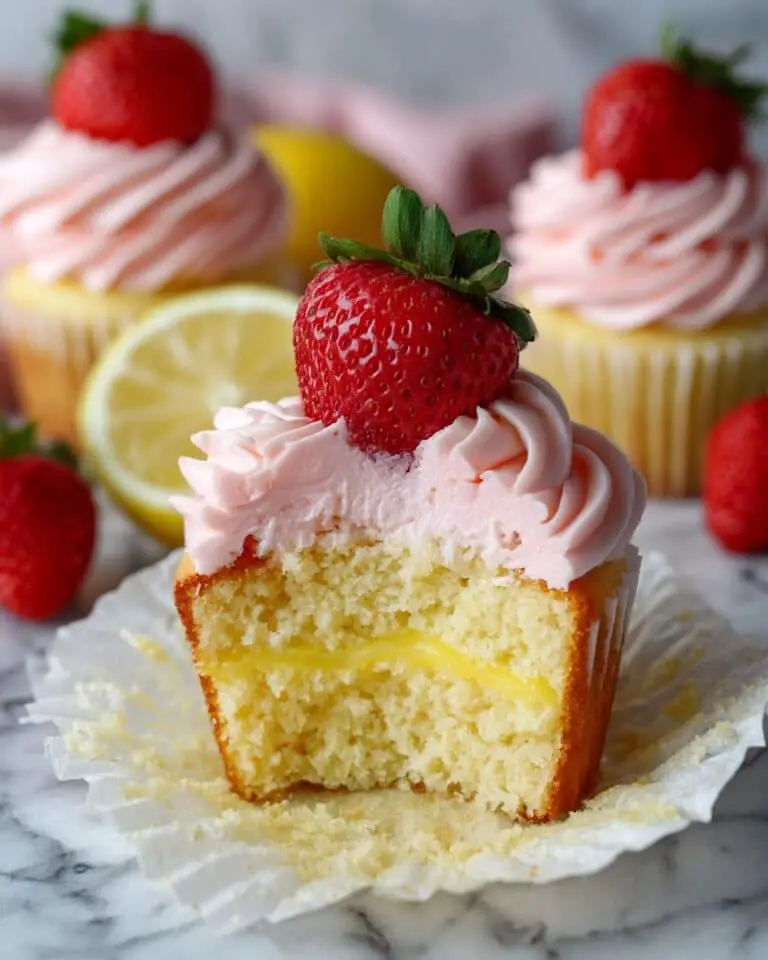 Strawberry Lemon Cupcakes Recipe