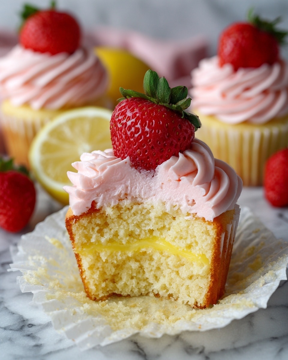 Strawberry Lemon Cupcakes Recipe