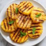 Grilled Pineapple with Honey, Lime, and Cinnamon Recipe
