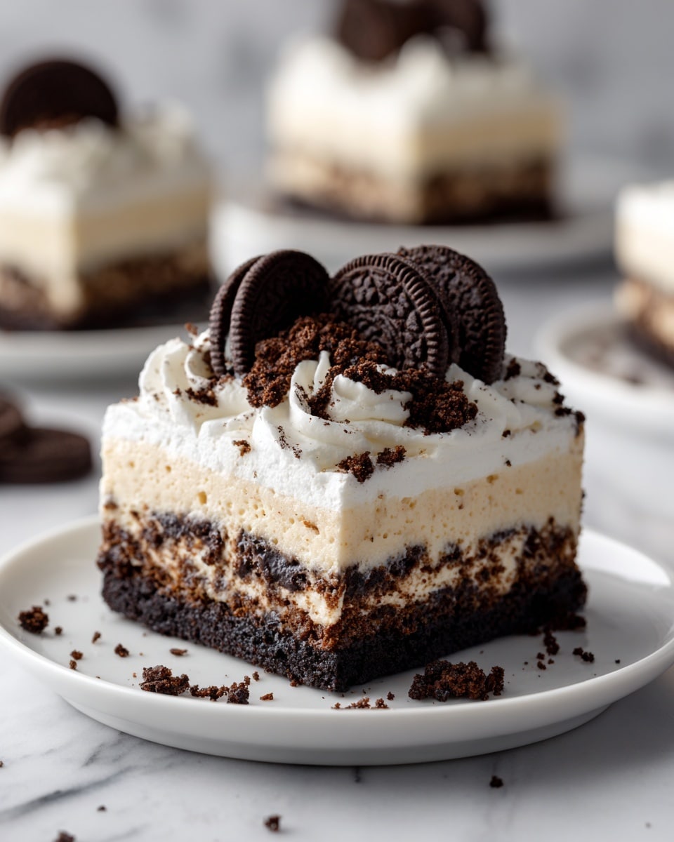Oreo Ice Cream Cake Dessert Recipe