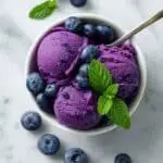 Blueberry Frozen Yogurt Recipe